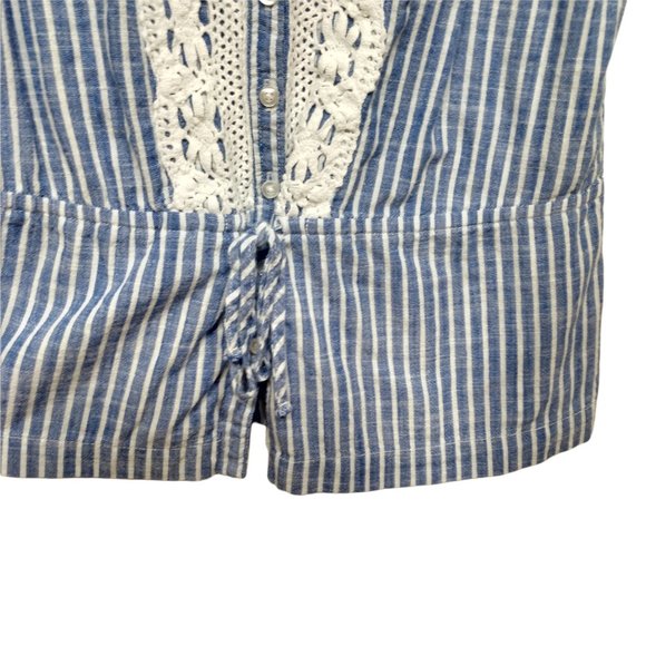 Abercrombie & Fitch Striped Lace Tank Top Size XS - Picture 7 of 15